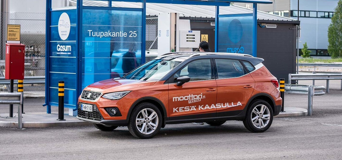 Moottori - kesä kaasulla