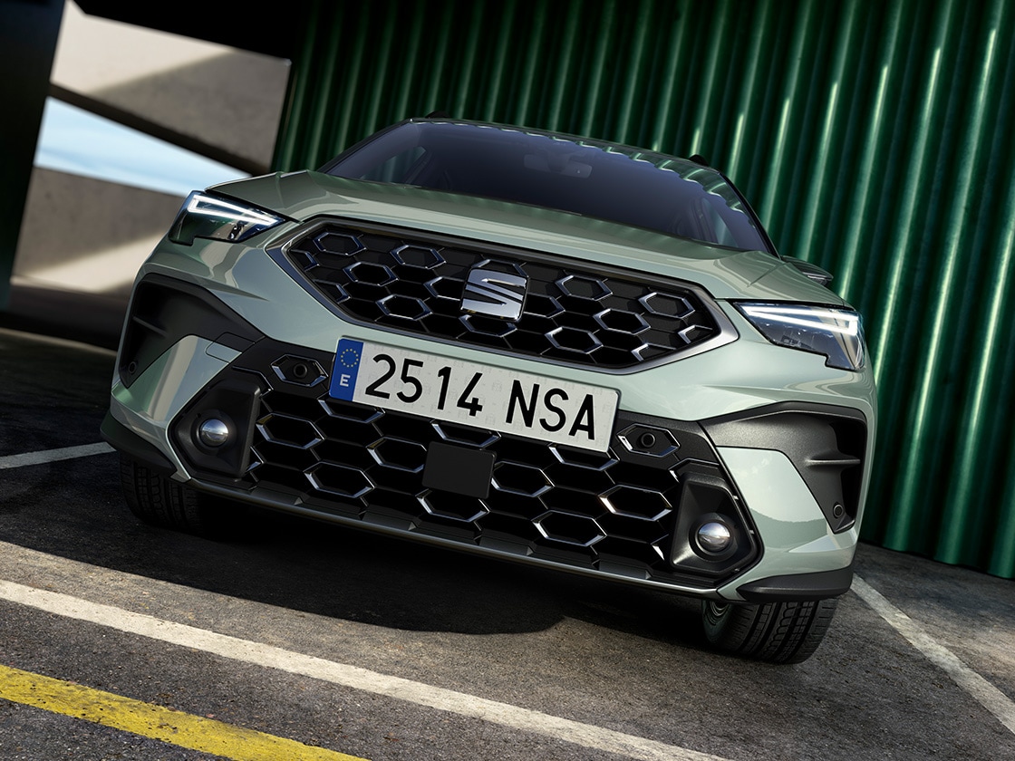 SEAT Arona -mallin etupuskurin yksityiskohdat.