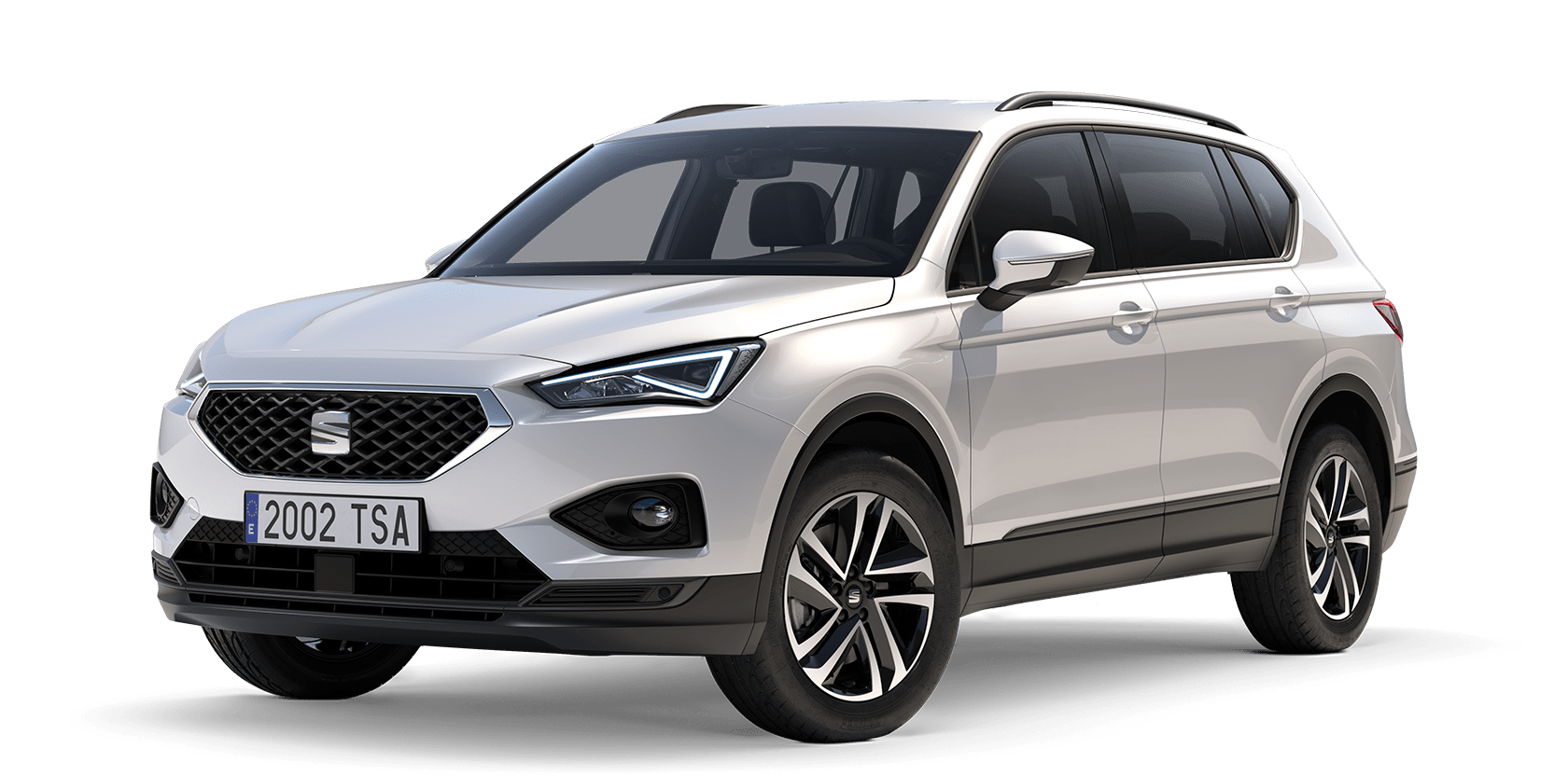 SEAT Tarraco Style, jossa 18” mustat kevytmetallivanteet