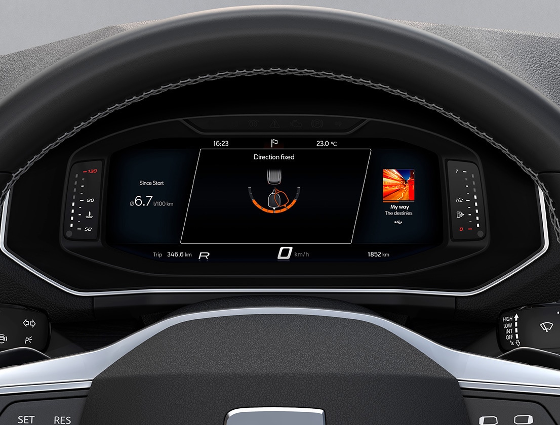 Display digitale e volante di SEAT Tarraco XPERIENCE