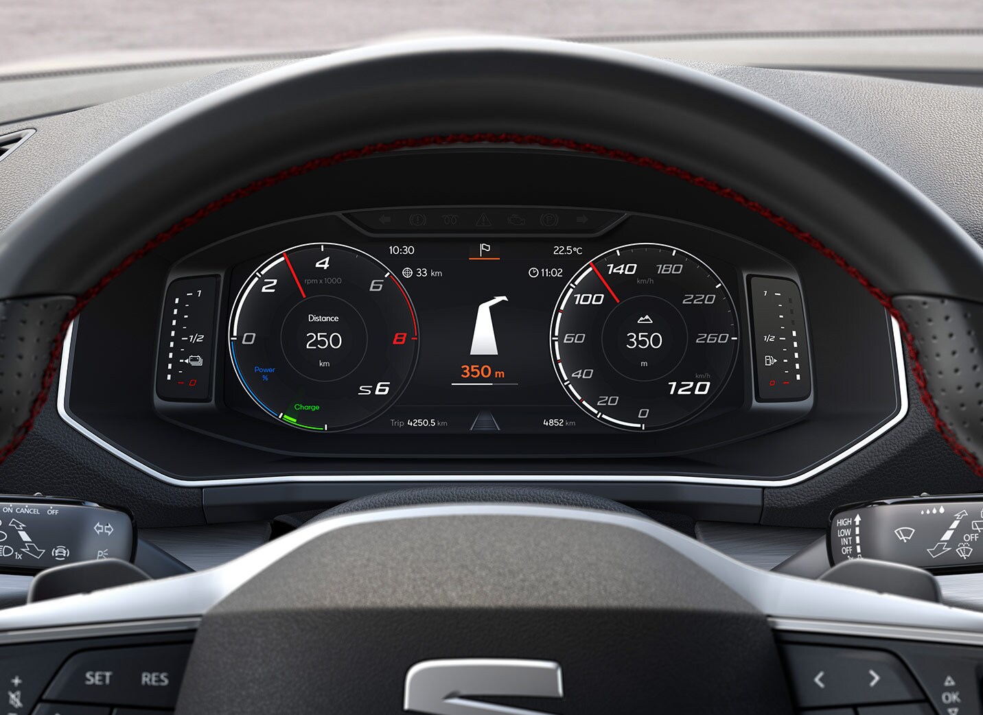 SEAT Tarraco e-HYBRID, digitaalinen mittaristo