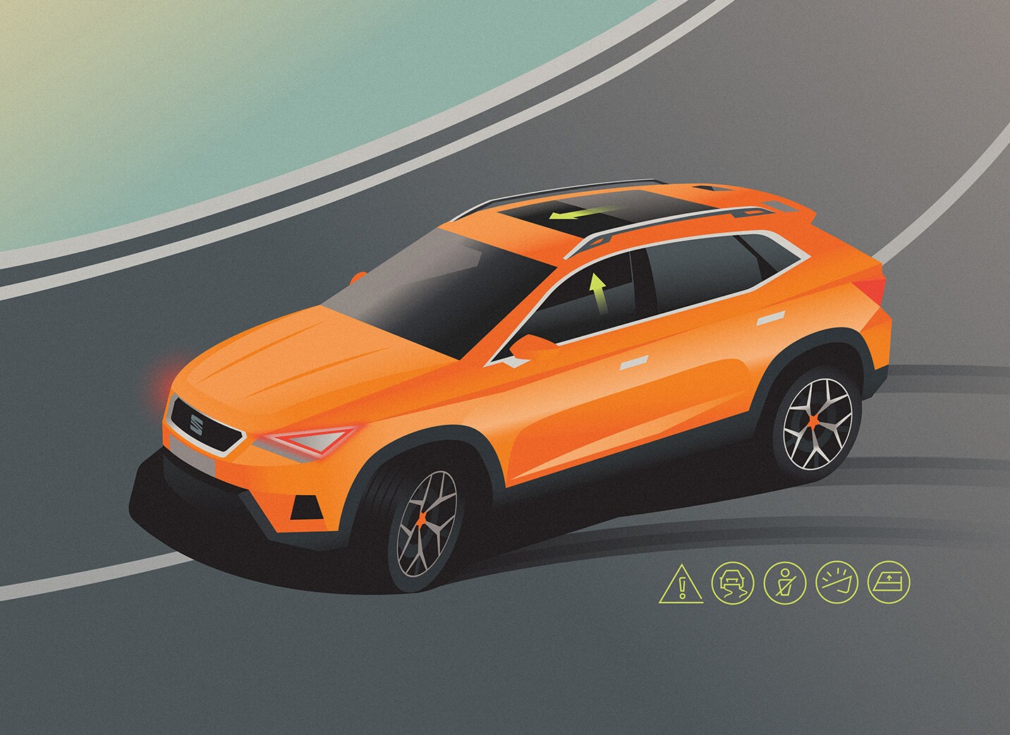 SEAT Tarraco  Pre Crash Assist