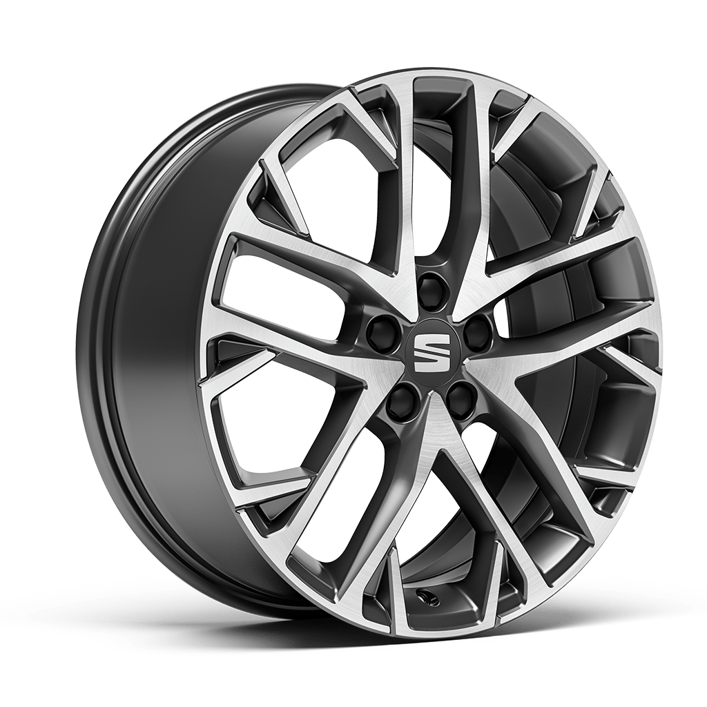 Dynamic 17″ Nuclear Grey Machined -kevytmetallivanteet